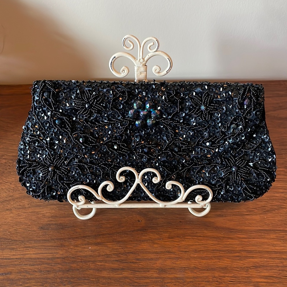 Beaded Clutch Evening Bag